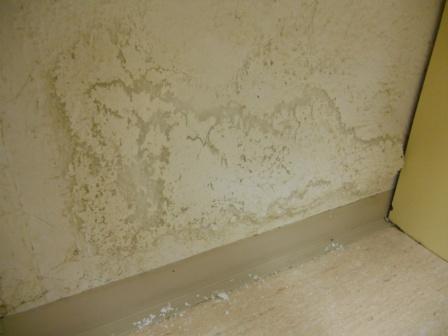 Wasserschaden bei einer Wand